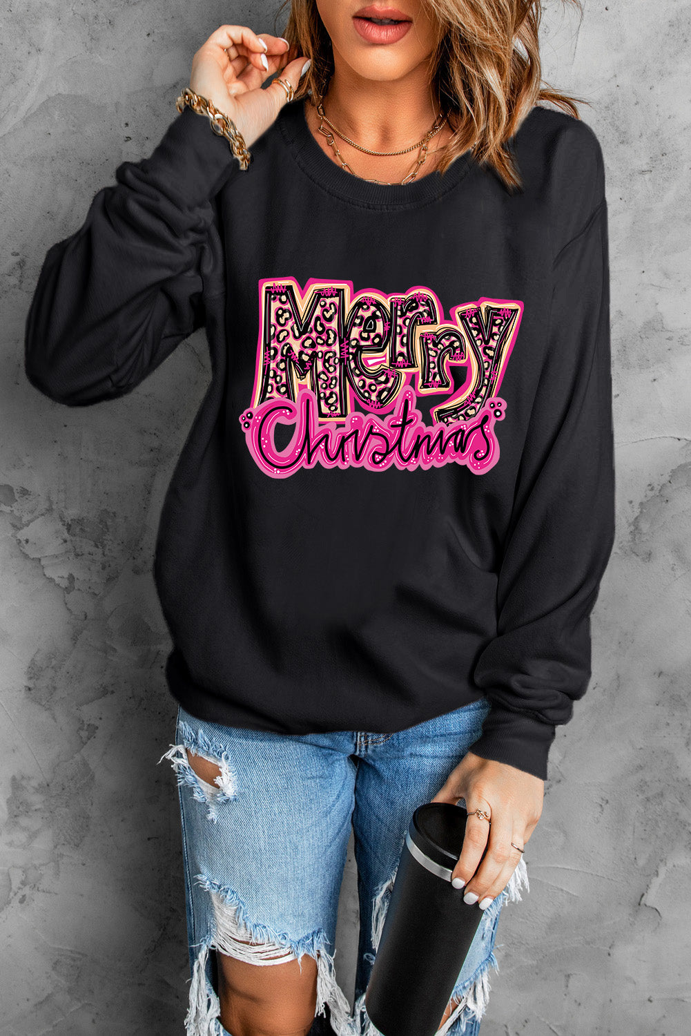 MERRY CHRISTMAS Long Sleeve Sweatshirt