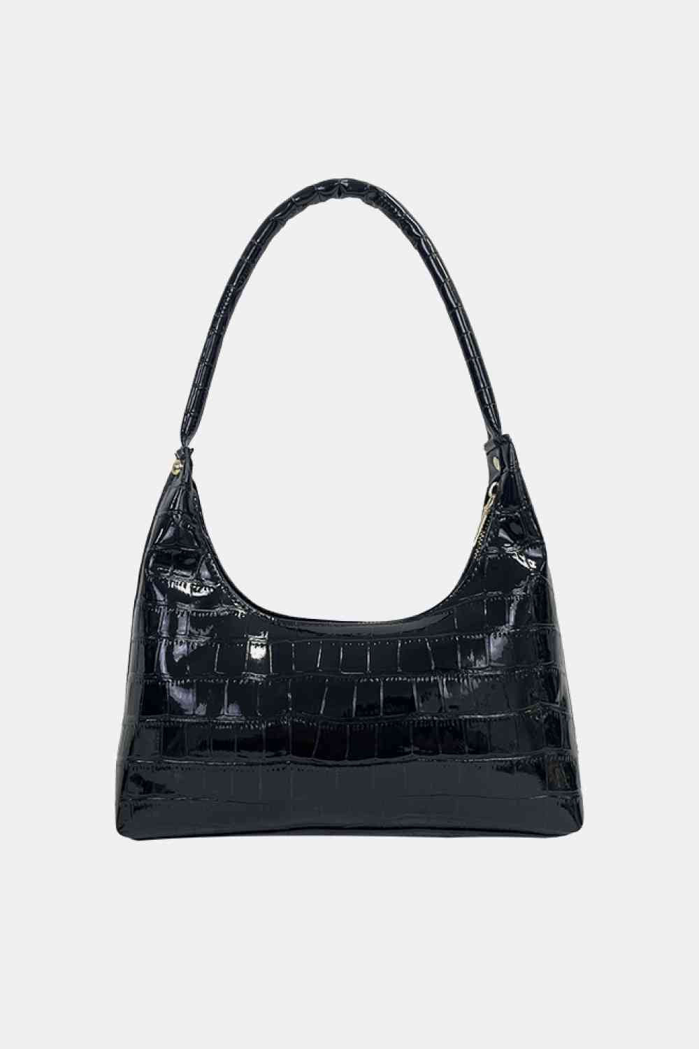 Textured PU Leather Shoulder Bag