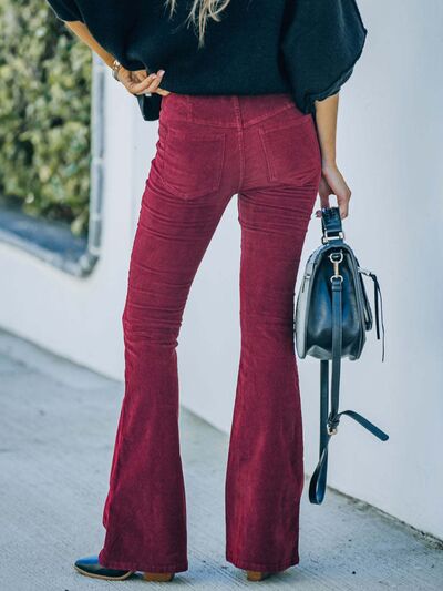 High Waist Bootcut Pants