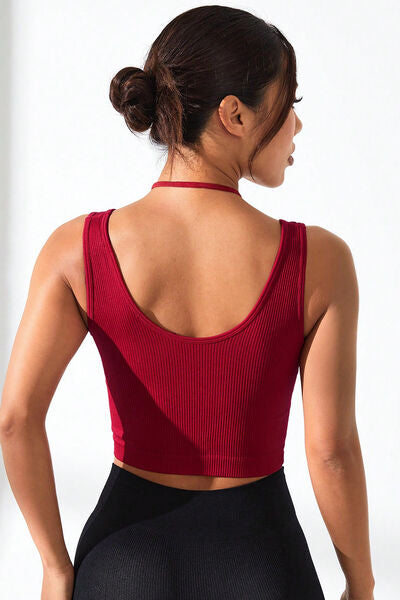 Cutout Wide Strap Active Tank